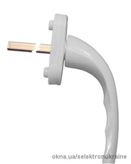 Ручка алюминиевая. 8-ми позиционная белая